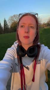 Dog lead round my neck, classy #fyp #walk #dogwalk #sunset