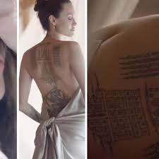 Ready for more angelina jolie tattoos? Sehr Sexy Angelina Jolie In Parfum Werbung