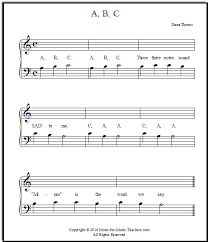 Piano Key Notes For Beginners Left Hand Free Piano Sheets
