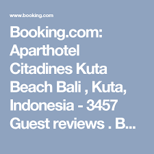 The residence is set about 5 minutes' walk from the sandy beach. Booking Com Aparthotel Citadines Kuta Beach Bali Kuta Indonesia 3457 Guest Reviews Book Your Hotel Now