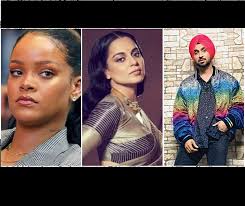 Apart from films, she often talks about politics, religion. Tumhara Baap Gajni Bhi From Diljit Dosanjh To Rihanna Here S How Kangana Ranaut Responded To Celebs Supporting Farmers Protest