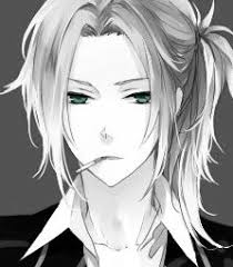 Black And White Anime Anime Boy Hair Anime Boy Long Hair Anime Guy Long Hair