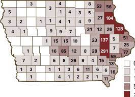 Confirmed And Probable Cases Of Lyme Disease In Iowa By County Download Scientific Diagram