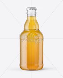 330ml Clear Glass Bottle With Lager Beer Mockup In Bottle Mockups On Yellow Images Object Mockups Lager Beer Bottle Mockup Beer Bottle Lights