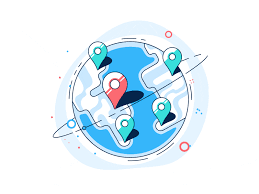 Around The World Water Ocean Space Location Pin World Map Design After Effects Gif Animation World Map Design Motion Design Animation Motion Graphics Design
