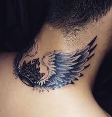 J'ai un tatouage et il est placé dans la nuque. Trendy Tattoo For Guys Chest Angel 31 Ideas Crown Tattoo Neck Tattoo For Guys Neck Tattoo