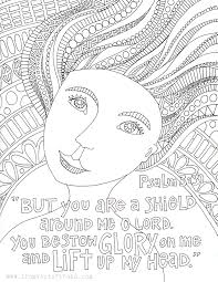 While a toddler or preschooler might scribble all over a coloring sheet, with no respect for the boundaries (lines on the coloring page), as the child gets older, they will begin to respect those lines. Coloring Page Psalm 3 3 From Victory Road