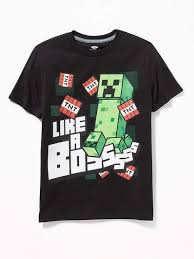 Minecraft Like A Boss Graphic T Shirt Eb 01 T Shirt T Shirt And Shorts Shirts
