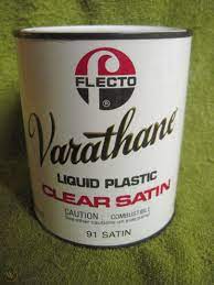 Maybe you would like to learn more about one of these? Vintage Nos Flecto Varathane Liquid Plastic Clear Satin Unopened Metal Quart 1725485198