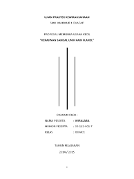 Contoh Proposal Usaha