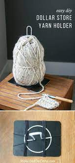 Gift guides for her for him. Inexpensive Diy Yarn Holders From Household Items Make Do Crew