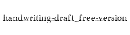 Dowonload this fonts for graphic design , web fonts Handwriting Draft Free Version Font Ffonts Net