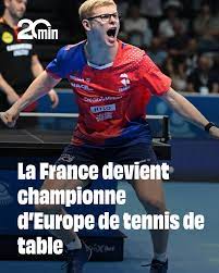 20 - La France, emmenée par les frères Lebrun et Simon Gauzy, a été sacrée  dimanche championne d'Europe par équipes à Zadar, en Croatie, grâce à sa  nette victoire (3-0) face à