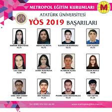 The university consists of 23 faculties, 18 colleges, 8 institutes and 30 research centers. Ataturk Universitesi Yos 2019 Basarilari Metropol Kurslari