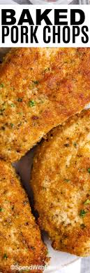 Baked pork chops are incredible simple to make. Crispy Breaded Pork Chops Baked 30 Min Meal Spend With Pennies