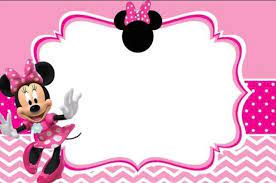 Invito Inviti Compleanno Minnie Da Stampare Inviti Per Festa Festa Di Compleanno Etichette Compleanno