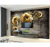 Custom 3D 5D 8D 18D Relief Wallpaper Interior Decoration House Decor