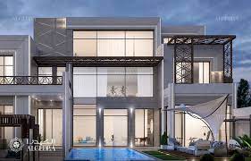 Modern exterior design is defined by the look and materials used in its implementation. Modern Villa Exterior Design In Oman By Algedra Design