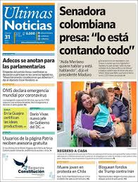 2020 01 31 Periodico Ultimas Noticias Venezuela Periodicos De Venezuela Toda La Prensa De Hoy Kiosko Net