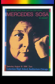 Cantora by mercedes sosa audio cd $14.67. Mercedes Sosa Announcement Poster For Calisphere