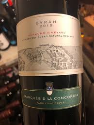 56, fermoselle 4.2 km from city center. 2015 Marques De La Concordia Syrah Hacienda Zorita Natural Reserve Unamuno Spain Castilla Y Leon Arribes Cellartracker
