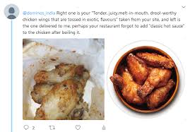 I Ordered Chicken Wings From Dominos It Looked So Bad I Had To Complaint About It Right Away Expectationvsreality