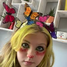 Red, White, & Blue Monarch Butterfly Headband Fascinator Hatinator