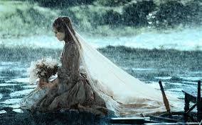 Woman sad character alone and stress at home, unhappy person with upset. Beautiful Sad Girl Alone In Love Sitting Crying With Feelings And