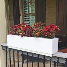 Make it easy to enjoy even the most tropical plants at home wherever you live, whether inside all year or to winter over. 24 Planter On Top Of Railing