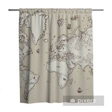Vind fantastische aanbiedingen voor elements shower curtain. High Detailed Old World Map With Decorative Elements Shower Curtain Pixers We Live To Change