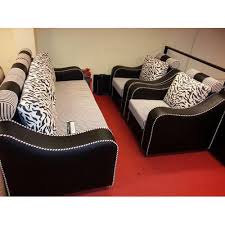 Shop with confidence with our 10 year frame & 2 year upholstery warranty. Black And White Five Seater Sofa Set Rs 26000 Set Star Sofa Maker Id 16549869891