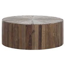 Shop our drum coffee tables selection from the world's finest dealers on 1stdibs. Cyrus Rustic Lodge Natural Brown Reclaimed Elm Wood Drum Round Block Coffee Table 31 W 40 W Kathy Kuo Home
