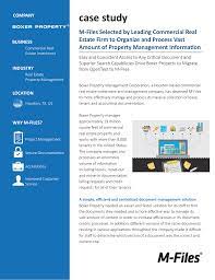 Based in tyler, texas, the means companies combine local expertise with a global reach. Case Study Boxer Properties