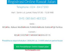 Di sini, kamu bisa mempelajari cara mengirim lamaran lewat email ke perusahaan atau instansi tujuan kamu. 3 Cara Daftar Online Rawat Jalan Berobat Di Rs Dr Kariadi Semarang Jawa Tengah Heri Heryanto