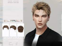 The Sims Resource To0708 Naturally Curly Hair