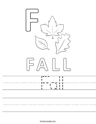 Fall Worksheet Twisty Noodle Fall Worksheets Worksheets Seasons Preschool