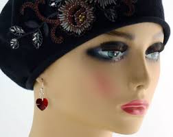 Valentine's Day Earrings Sterling Silver Red Heart Earrings