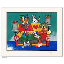 Erzählt von der kunst in ihrem zuhause. Otmar Alt Bild Willkommen Zuhause Grun Original Kunst Galerie Lamers