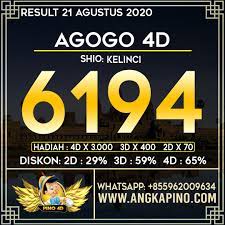 Hasil Result Agogo4d 21 July 2020 Lottery Tips Agogo Instagram