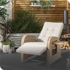 If a rustic wicker look isn't for you, opt for slipcovered furniture. Garden Furniture Patio Sets The Range