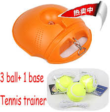 3 Ball And 1 Base Tennis Trainer Practice Single Train Training Ball Tool Partner Set For Beginner Buy Online In Cayman Islands At Cayman Desertcart Com Productid 25189147