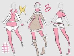 Tons of awesome winter anime wallpapers to download for free. 23 Ideas Drawing Clothes Winter Anime Girls