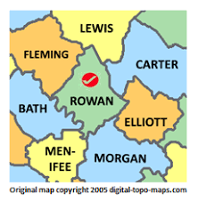 Select a city or town from the list below to view an interactive map, list of zipcodes and current weather of that city. Rowan County Kentucky Genealogy Familysearch