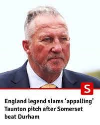 Somerset have defended the pitch and said "There was some really poor  cricket from both sides and some incredible bowling."