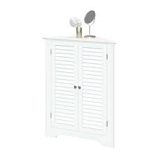 Get set for white corner cabinet at argos. Ellsworth Two Door Corner Cabinet With Shutter Doors White Riverridge Home Target