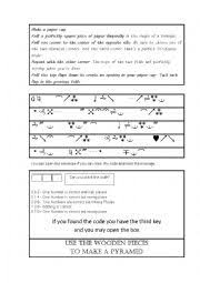 Printable escape room kits for kids would be perfect for a birthday party. Escape Room Riddles Esl Worksheet By Despinalina