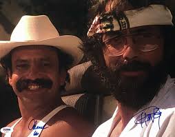 Since the '70s, the iconic comedy duo cheech and chong have been the most famous smokers in the world. Cheech Marin Tommy Chong Signed 11x14 Photo Cheech Chong Psa Ac60635 Sports Authentics Usa