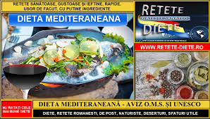 Condiţiile acestei diete nu sunt foarte restrictive: Dieta MediteraneanÄƒ Aviz O M S È™i Unesco ReÅ£ete Diete