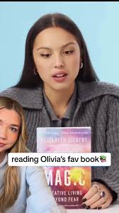 reading Olivia’s fav book 🫶 #oliviarodrigo #bigmagic #booktok #gutstour  #bookrecommendations