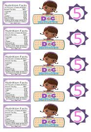 Doc Mcstuffins Birthday Party Labels Diy Docmcstuffins Birthday Doc Mcstuffins Birthday Doc Mcstuffins Doc Mcstuffins Birthday Party